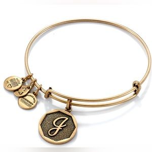 Alex and Ani J Initial Bangle Bracelet